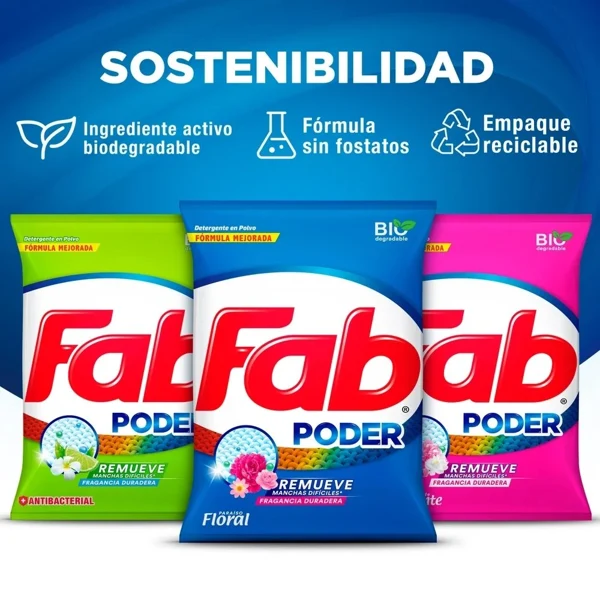 Detergente Fab Antibacterial
