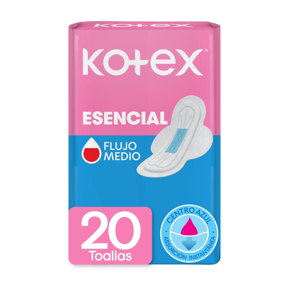 Toallas Femeninas Kotex Esencial