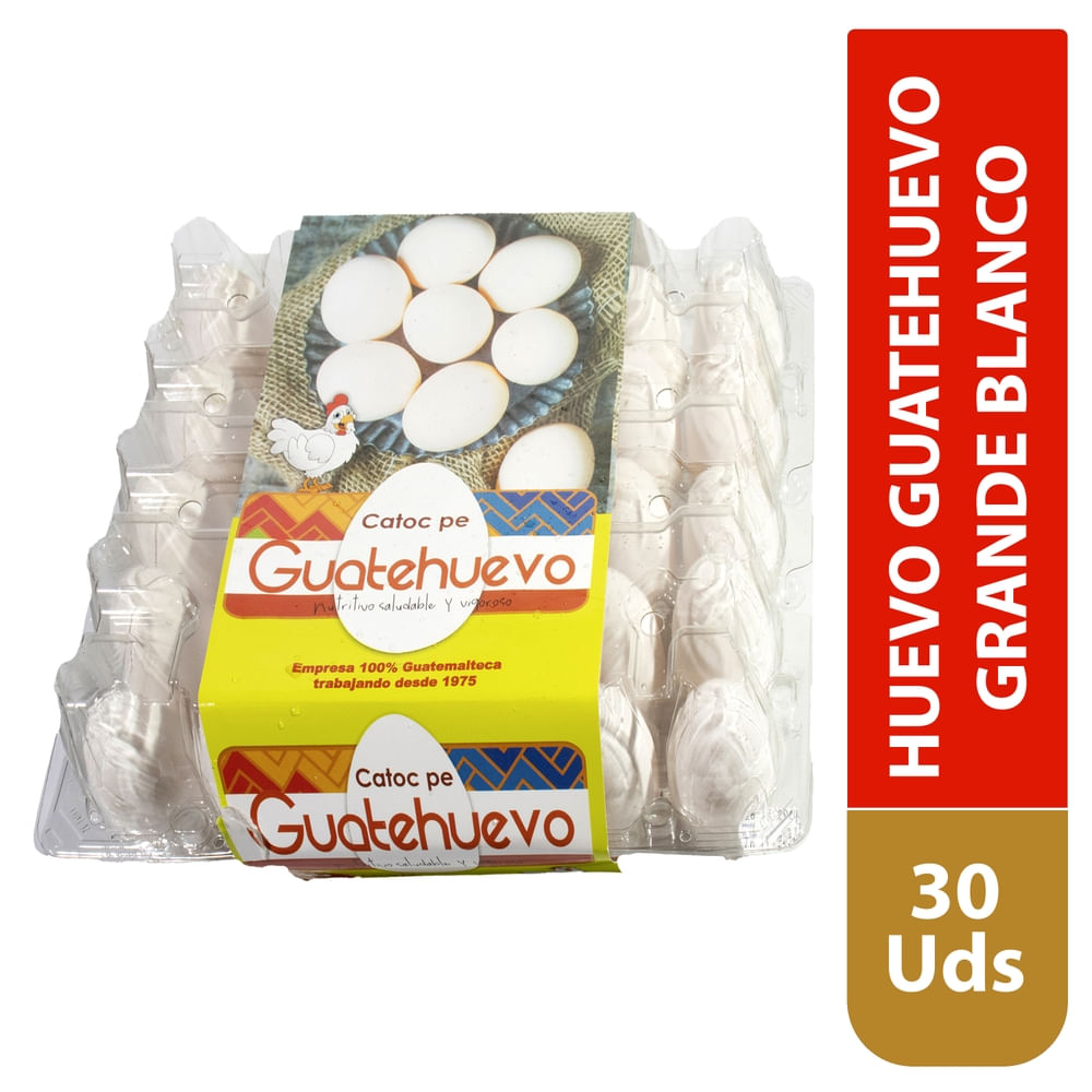 Huevo Blanco Grande Guatehuevo