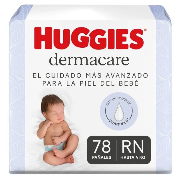 Pañales Huggies Dermacare RN