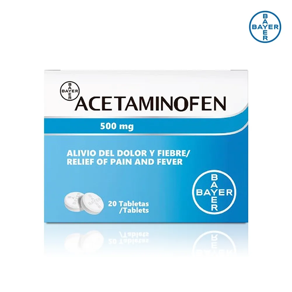 Acetaminofén Bayer 500 mg